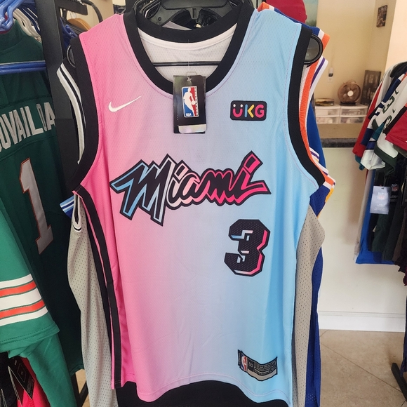 DWYANE WADE MIAMI HEAT VICE NIGHTS JERSEY - Picture 5 of 6